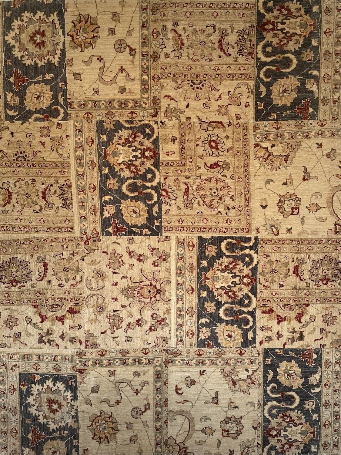 Patchwork Teppich Afghanistan handgeknüpft - KM 54
