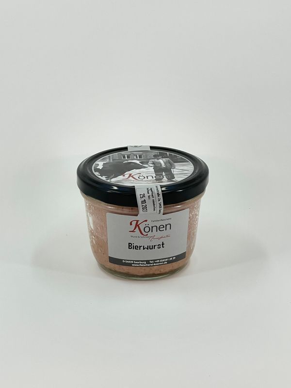 Bierwurst im Glas