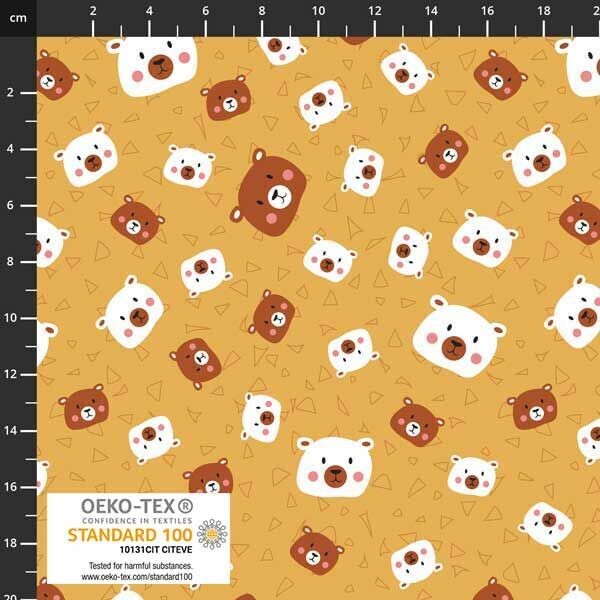 Tessuto fly away Teddy orsetti