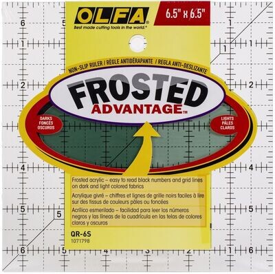 Frosted Ruler 6,5"x 6,5" Olfa