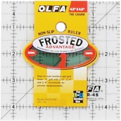 Frosted Ruler 4,5"x 4,5" Olfa
