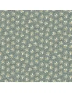 Tessuto All for Christmas by Anni Downs, blu con stelline 2677-77