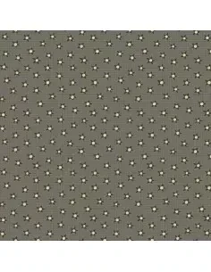 Tessuto On the 12th day by Anni Downs, blu con stelle piccole 2491-77