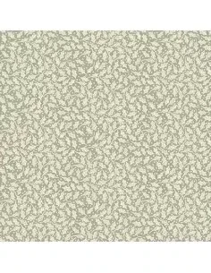 Tessuto All for Christmas by Anni Downs, azzurro con agrifoglio 2676-11