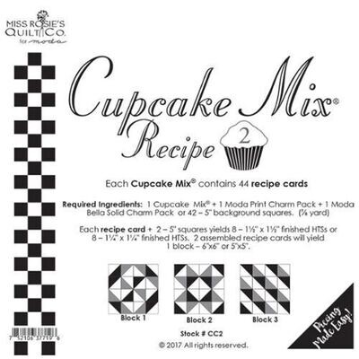 Cupcake Mix Recipe 2 Miss Rosie quilt