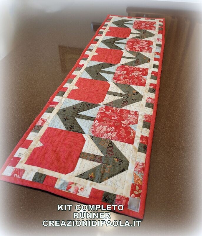 Kit completo runner con tulipani