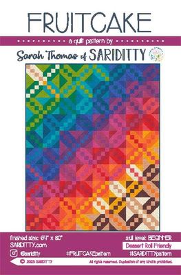 Pattern SD021 Rainbow Spice di Moda Fabrics Fruitcake Pattern SD021 Rainbow Spice di Moda Fabrics Fruitcake