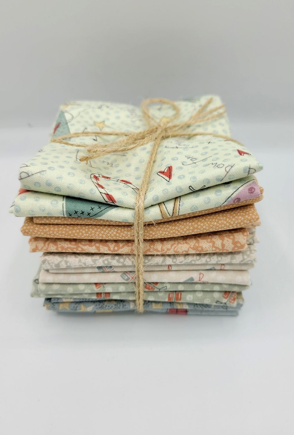 Set 8 fat quarters Anni Downs All for Christmas