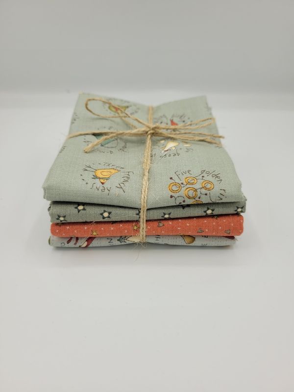 Set 4 fat quarters Anni Downs On the 12th