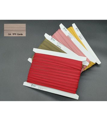 Chiusura lampo color corda