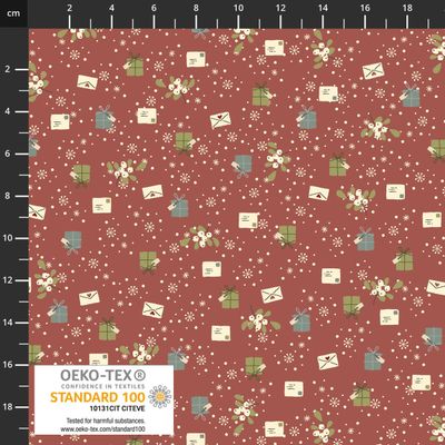 Tessuto Natale Snow is falling 4497-121