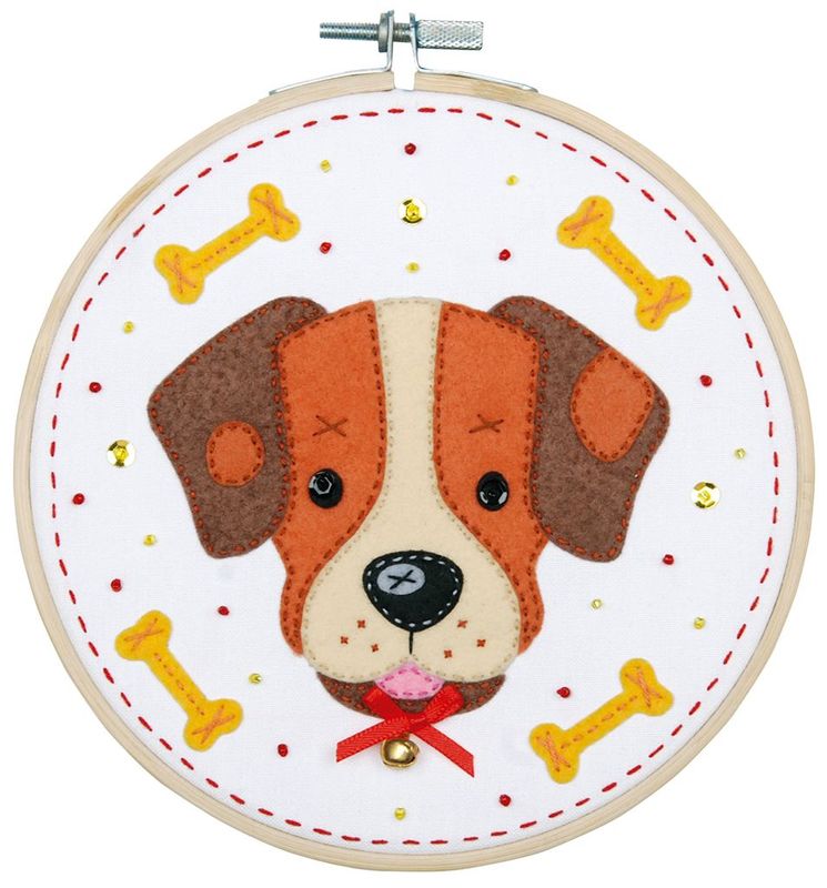 Kit fai da te con feltro: cane Kit fai da te con feltro: cane