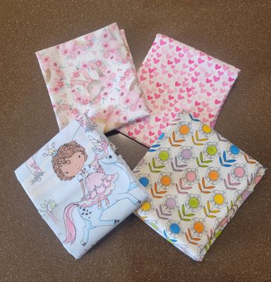 Pacchetto rosa fat quarters A