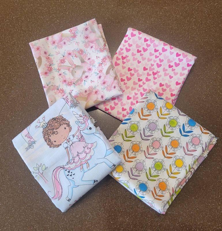 Pacchetto rosa fat quarters A Pacchetto rosa fat quarters A