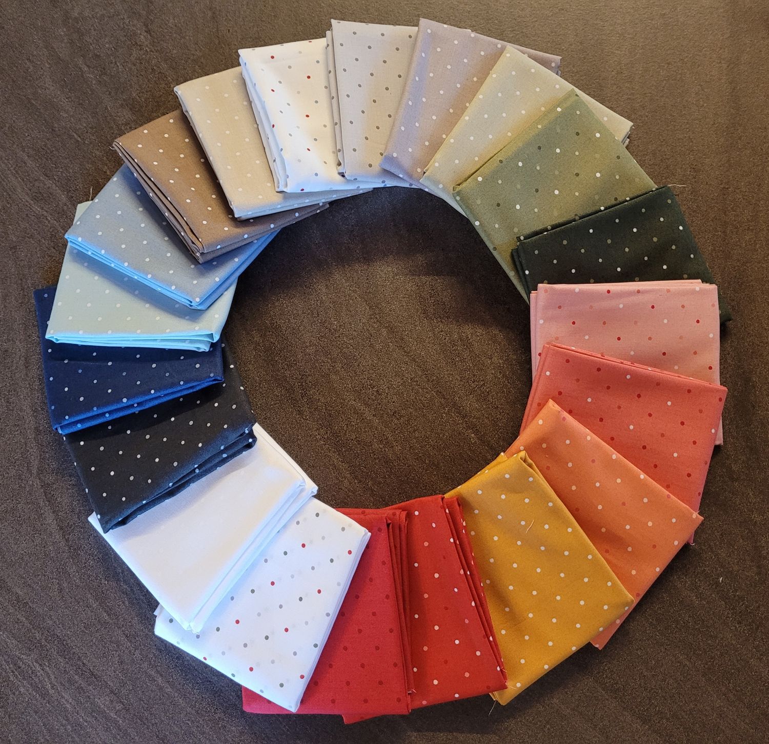 Bundle 20 fq collezione Moda fabrics Magic Dot