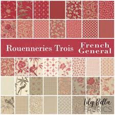 Bundle 38 fat quarters Rouenneries Trois