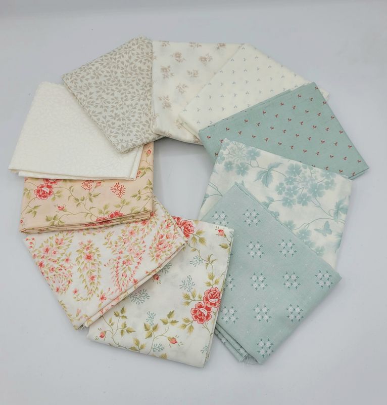 Box 3 - 10 fat quarters Bliss 3 Sisters Moda Fabrics