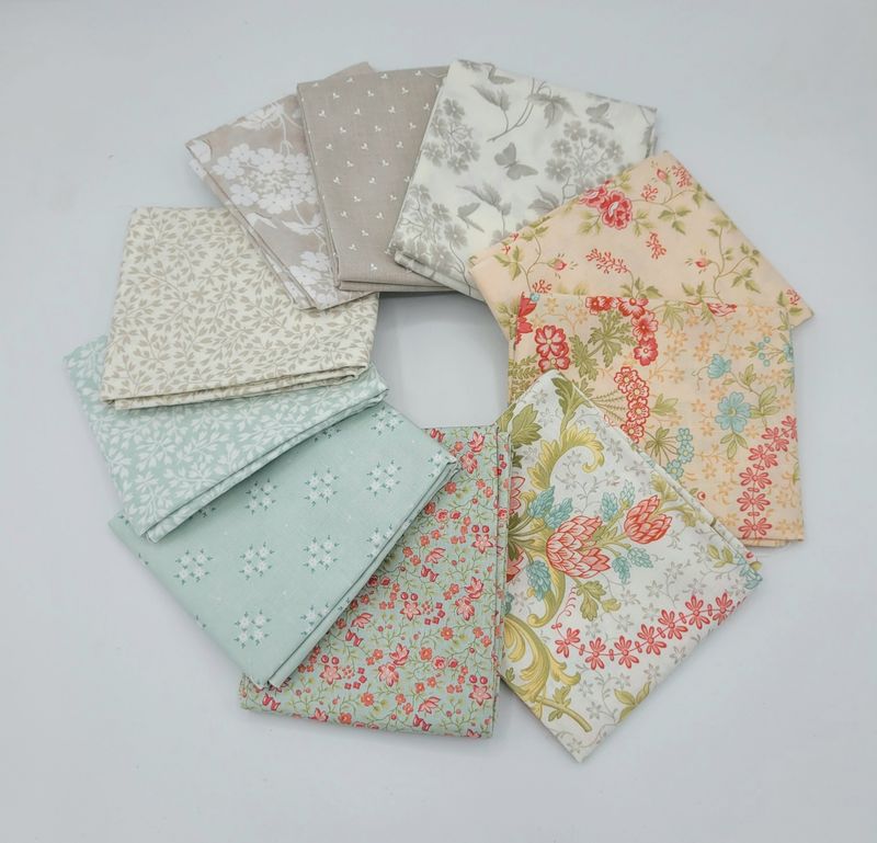 Box 4 - 10 fat quarters Bliss 3 Sisters Moda Fabrics
