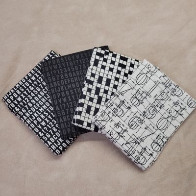 Pacchetto B  4 fq Sable Swan di Moda Fabrics