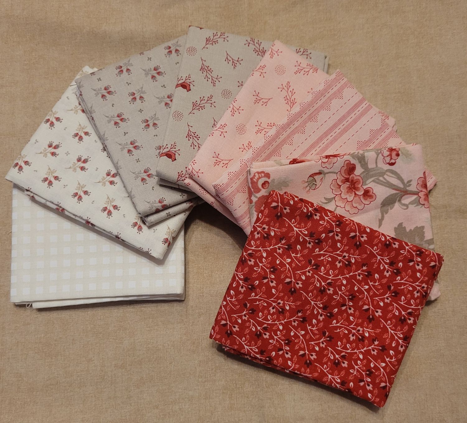 Pacchetto W 8 Fat quarters Sugarberry Moda Fabrics