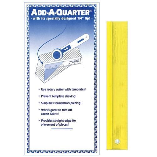 Add a quarter ruler 6 inch