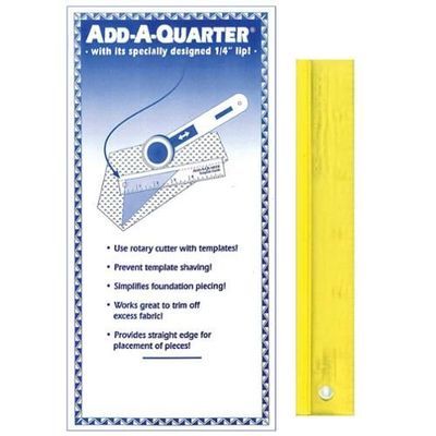 Add a quarter ruler 6 inch
