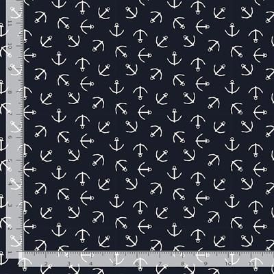 Tessuto con ancore di mare Dear Stella PN-0207745