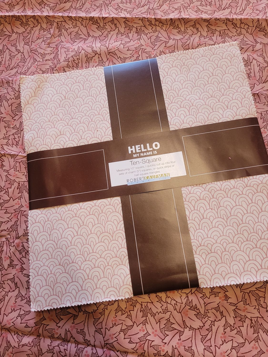 Layer cake Hello my name is by Robert Kaufman