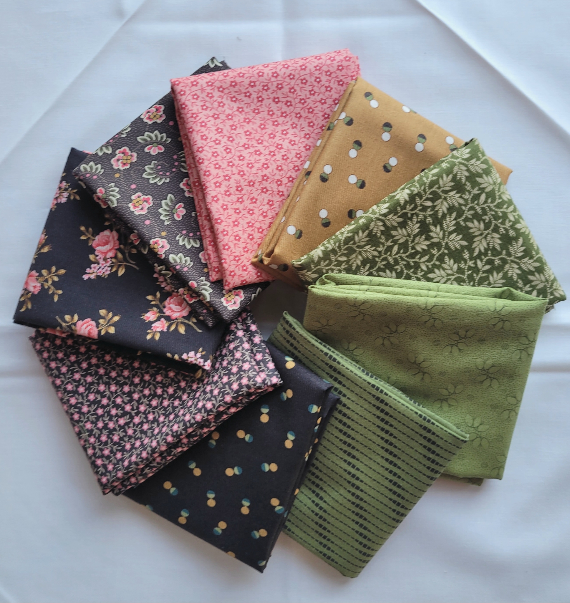 Pacchetto 9 fat quarters Collections for a cause Unity Moda Fabrics D