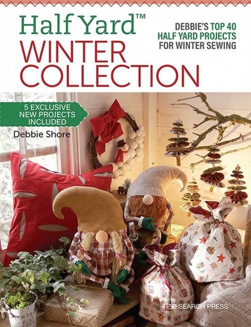 Half yard Winter Collection: libro di progetti di patchwork e cucito creativo