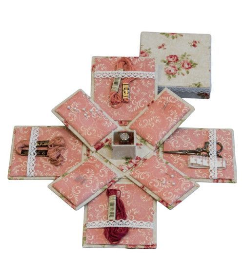Victorian Sewing Box 11,5x11x12cm 601009