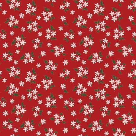 Mistletoe & Holly  C16405BARNRED