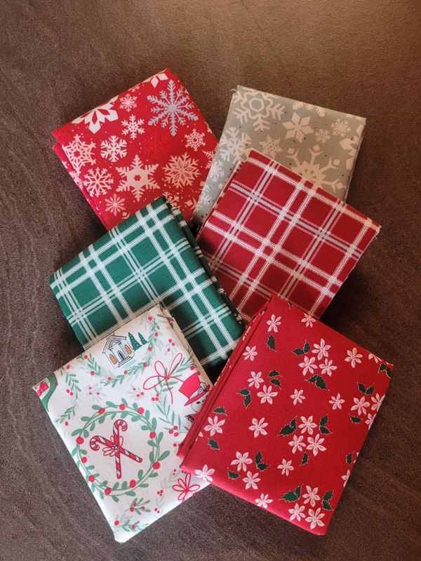 Bundle 6 fq Mistletoe & Holly