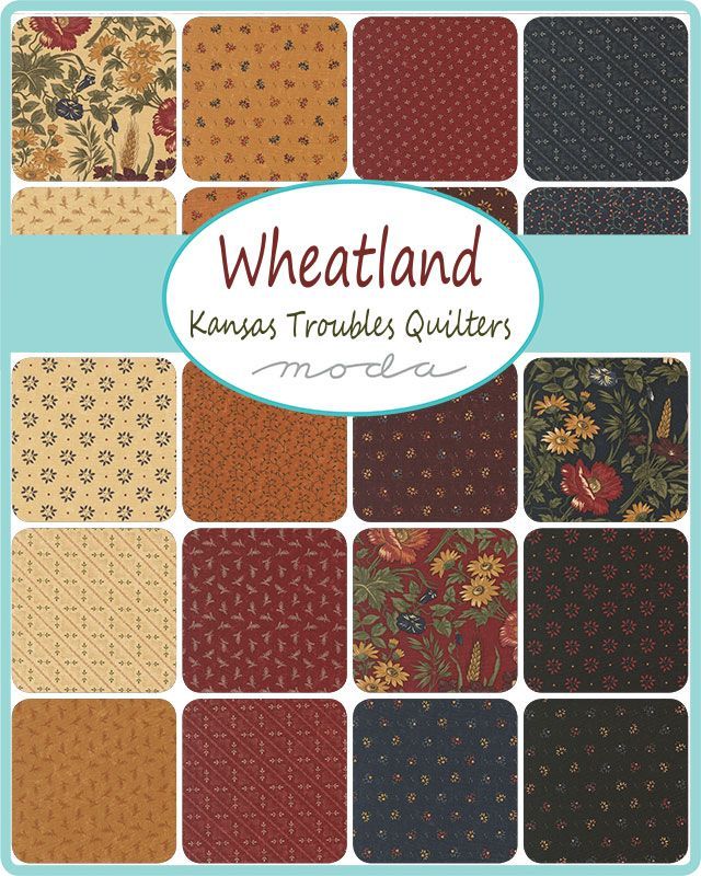Bundle 40 pezzi da 30*110 cm  Wheatland Kansas Troubles Quilters