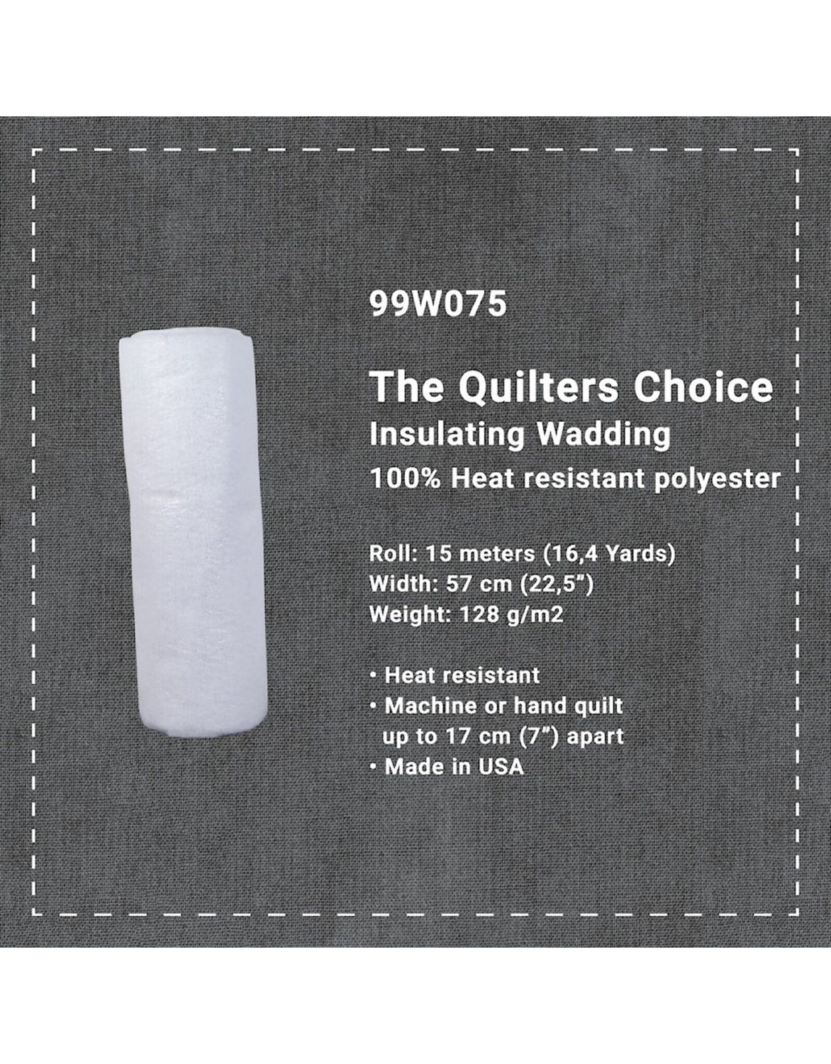 Insulated wadding, imbottitura termo resistente al calore