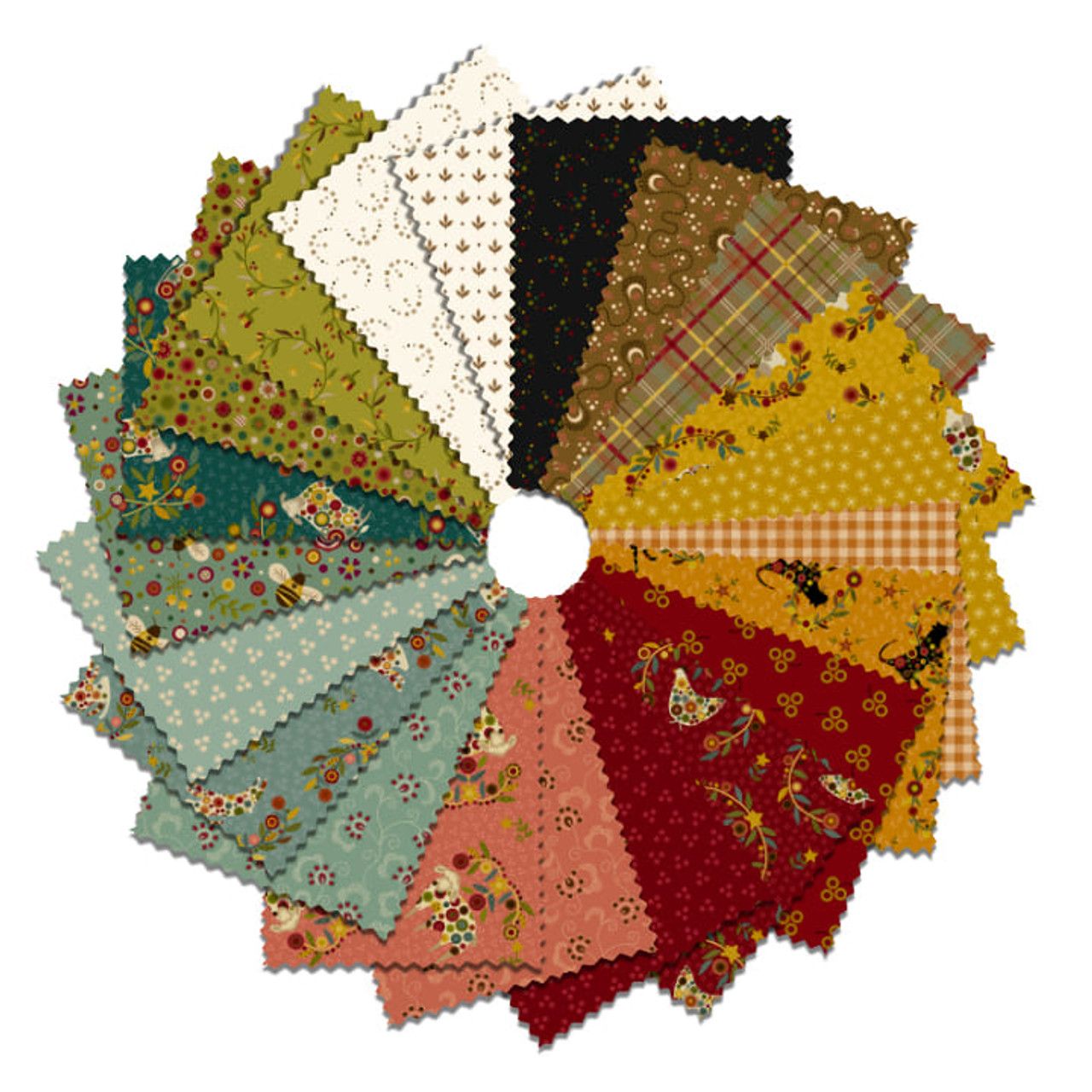 Bundle Fat quarters Pennyberry farm Kim Diehl