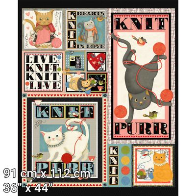 Collezione Knit 1, Purr 2 - Dig gatti che passione