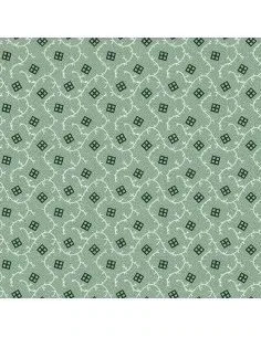 Tessuto Glacier Blue, Tessuto verde menta con piccoli disegni Tessuto Glacier Blue, Tessuto verde menta con piccoli disegni