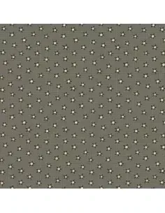 Tessuto On the 12th day by Anni Downs, blu con stelle piccole 2491-77