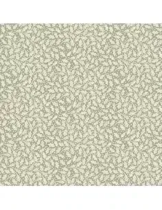 Tessuto All for Christmas by Anni Downs, azzurro con agrifoglio 2676-11