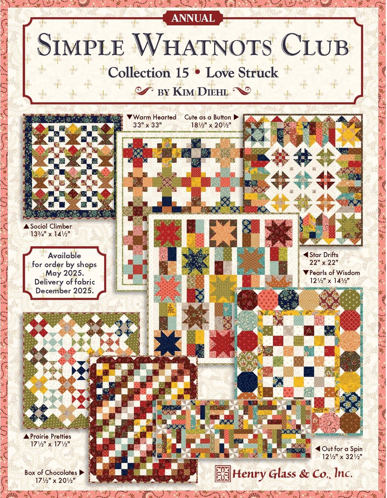 Bundle 30*110 cm Love Struck 2305-93 by Kim Diehl
