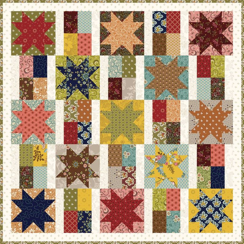 Pattern Star drifts (Love struck by Kim Diehl)