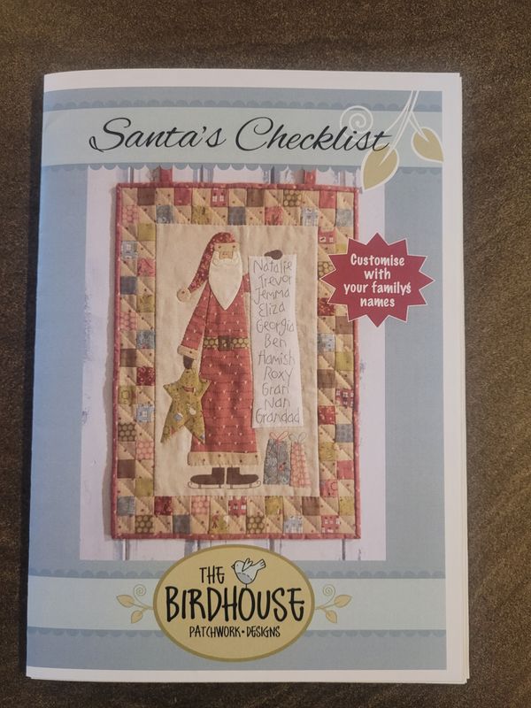 Pattern Santa's Checklist Pattern Santa's Checklist