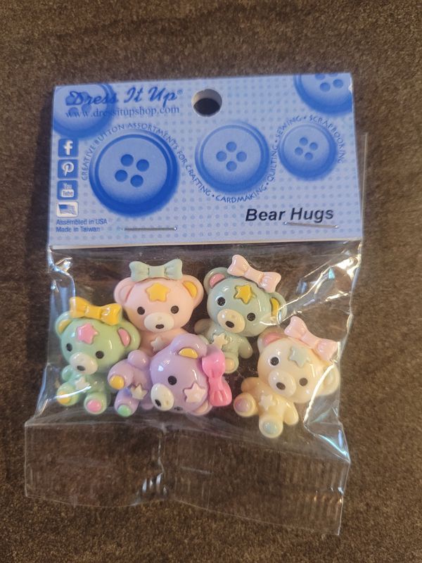 Bottoni bear hugs Dress it up Bottoni bear hugs Dress it up