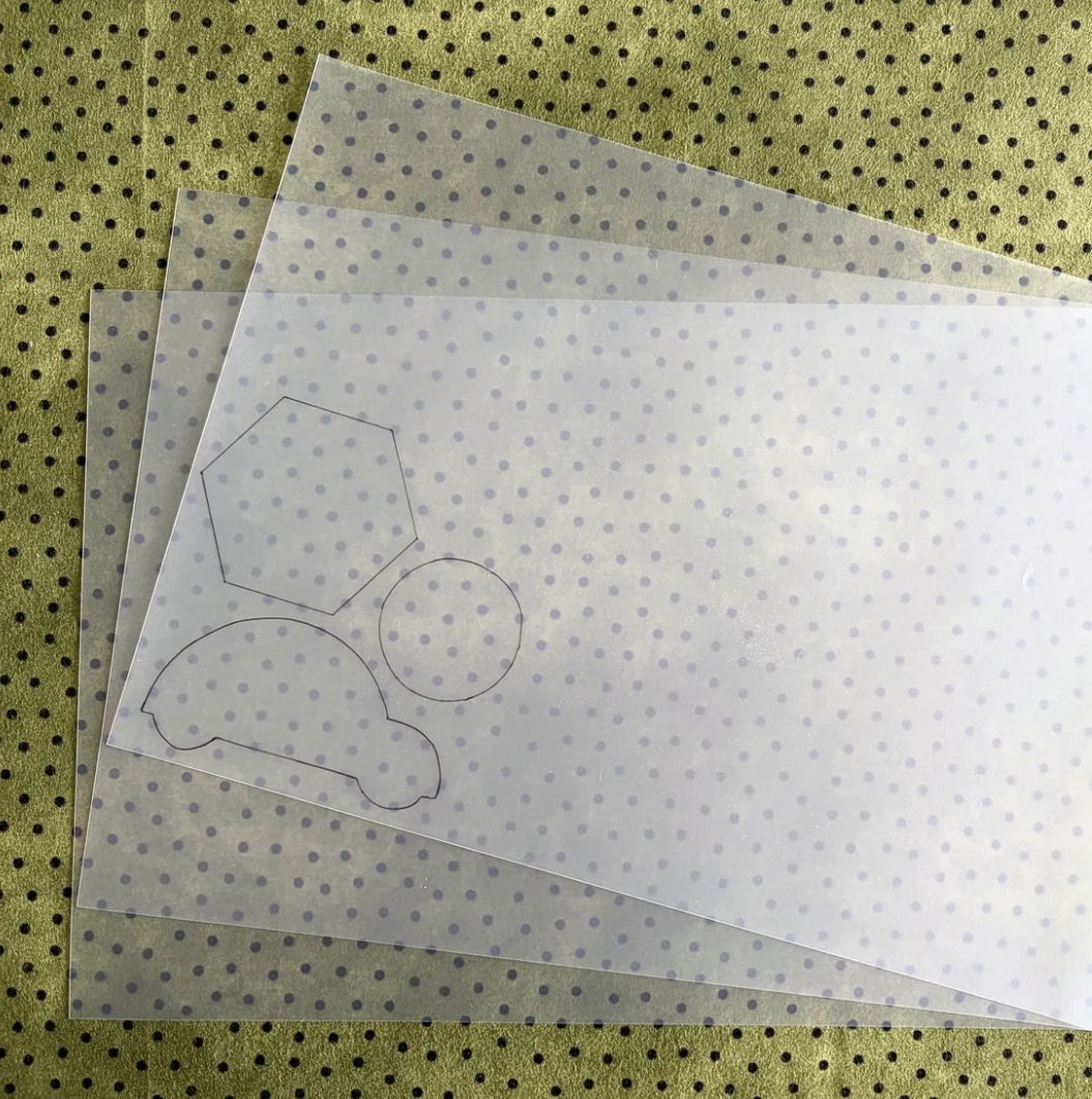 Fogli trasparente in plastica ruvida per creare template