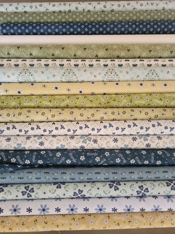 Friendship garden bundle 17 fq Henry Glass Fabrics Friendship garden bundle 17 fq Henry Glass Fabrics