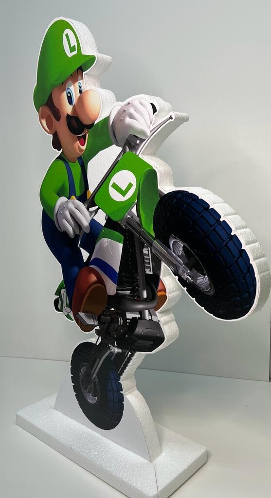 SAGOMA PERSONAGGIO LUIGI DI SUPER MARIO
