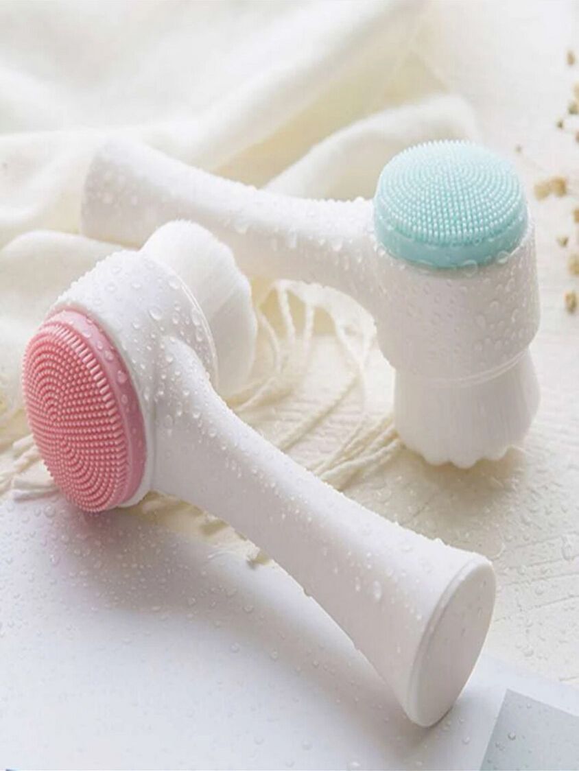 Double-Headed Facial Cleansing Brush