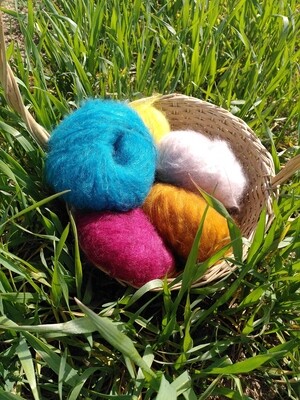 Pelotes pur mohair