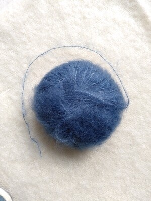 Pelote Mohair &amp; Soie couleur Arctique